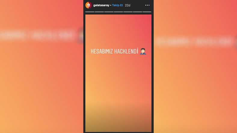 Galatasaray İnstagram Hesabı Hacklendi