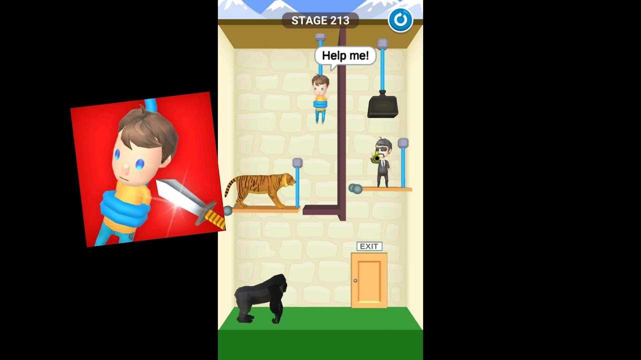 Rescue Cut – Rope Puzzle (Tüm Cevapları)