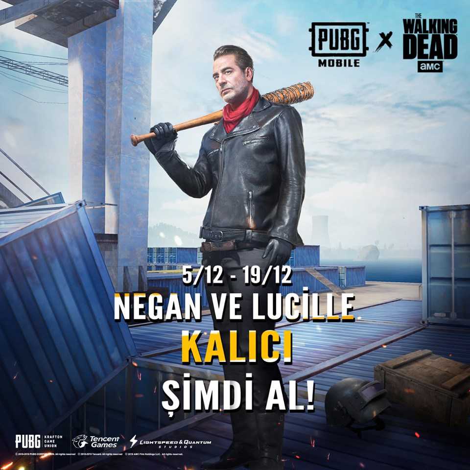 PUBG Mobile, TWD, Negan ve Lucille