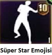 PUBG Süper Star Emojisi