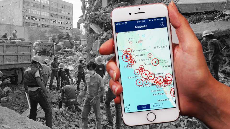 Depremde Telefon sayesinde Hayatta Kalın