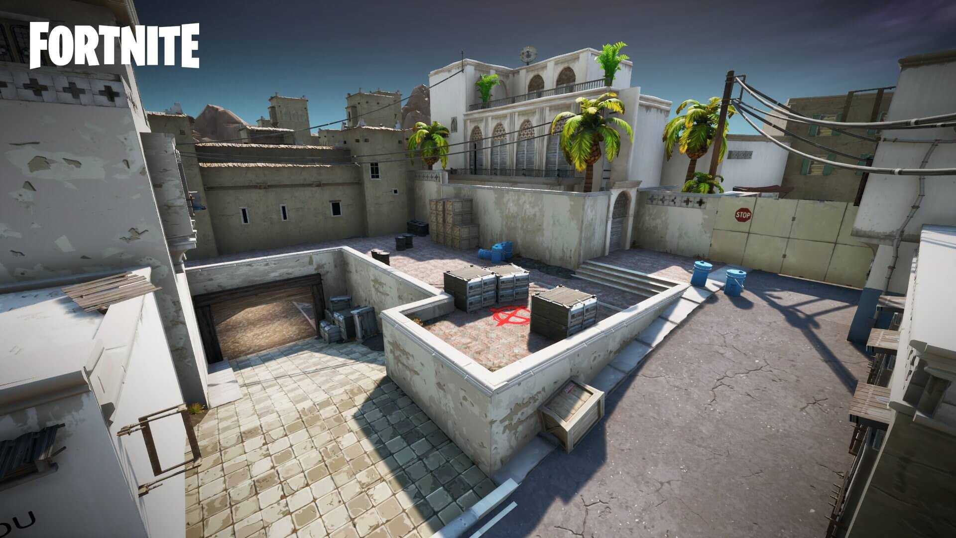 Fortnite Dust 2 Haritasını Kopyaladı
