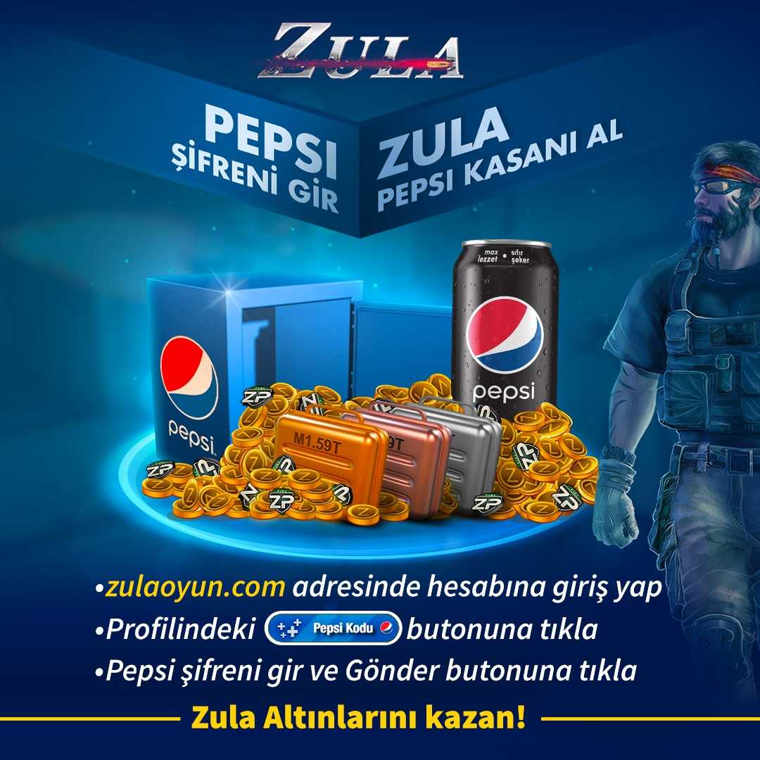 Zula Pepsi Kodu Bedava Nasıl Girilir? (2020)