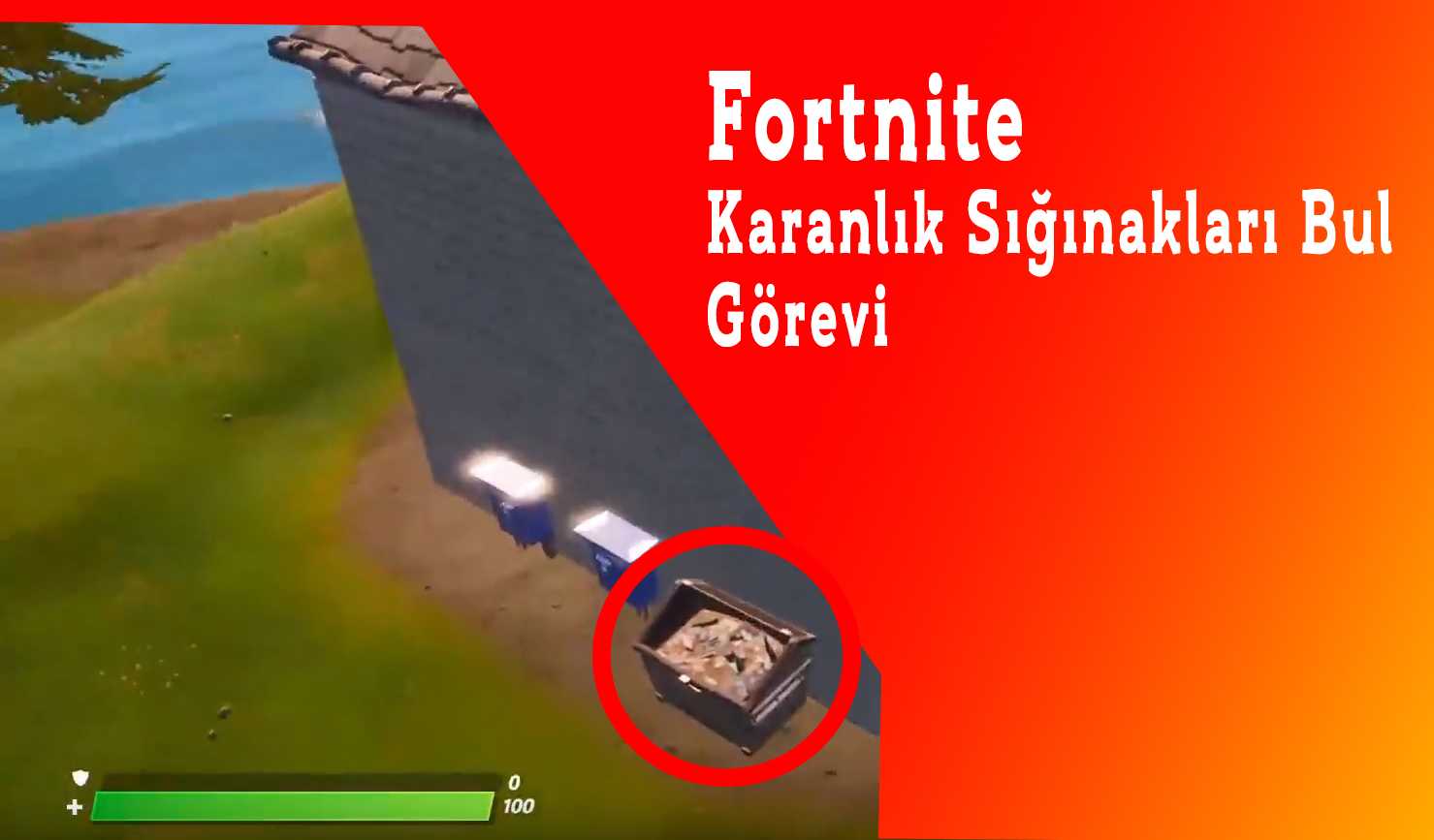 Fortnite Karanlık Sığınakları Bul Görevi