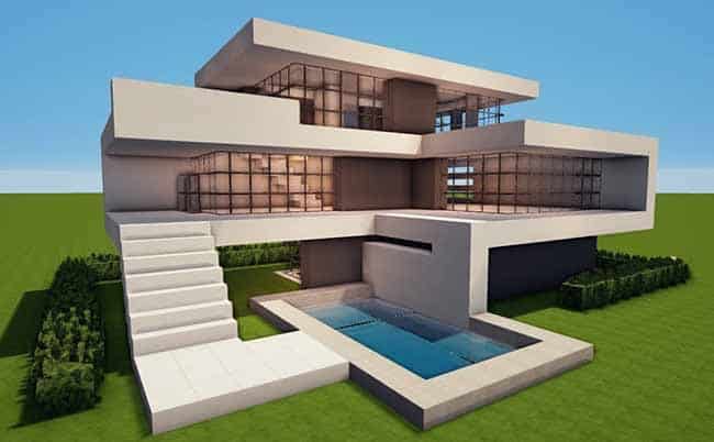 Minecraft Ev Yapımı: Modern 2