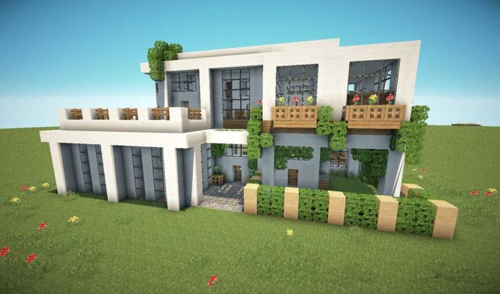Minecraft Ev Yapımı Villa 1