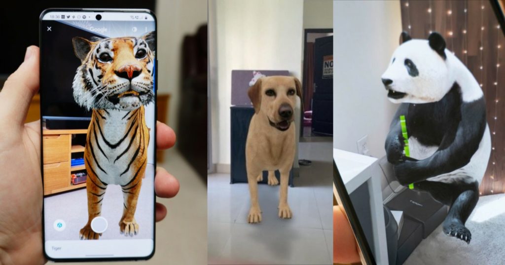 3d hayvanlar android google kamera siber star