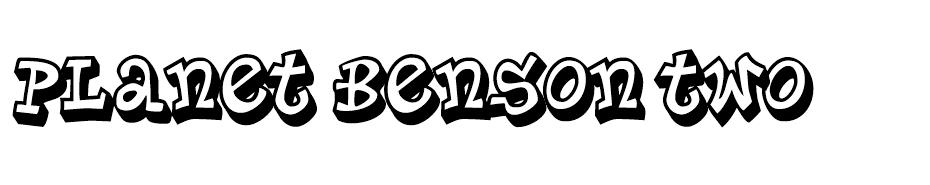 Bedava Yazı Tipleri Planet Benson Two Font