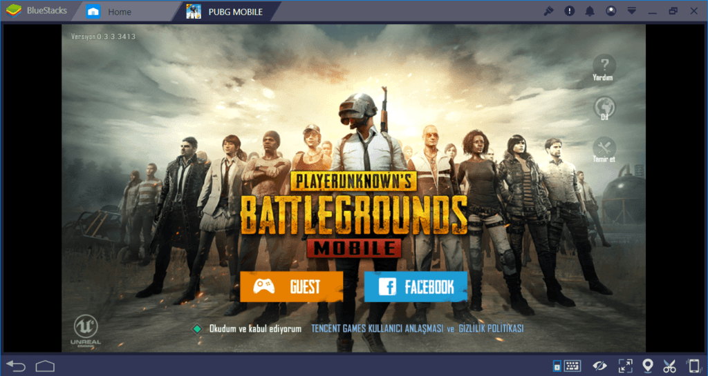 PUBG Mobile Bluestacks Emulator İndir