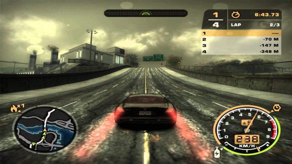 Senaryosu En İyi Olan Oyunlar NFS: Most Wanted (2005)