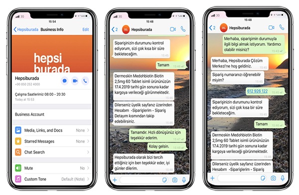 Hepsiburada WhatsApp Hattı