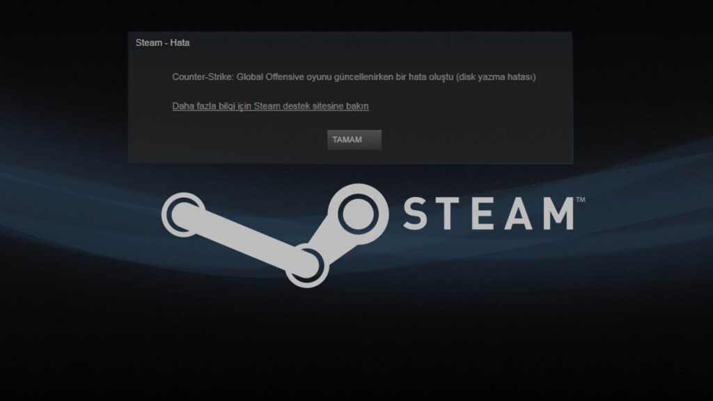 Steam Disk Yazma Hatası