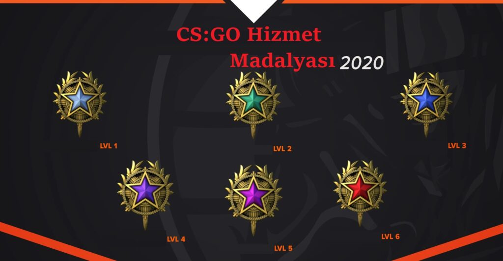 CS GO Hizmet Madalyası Nasıl Alınır?