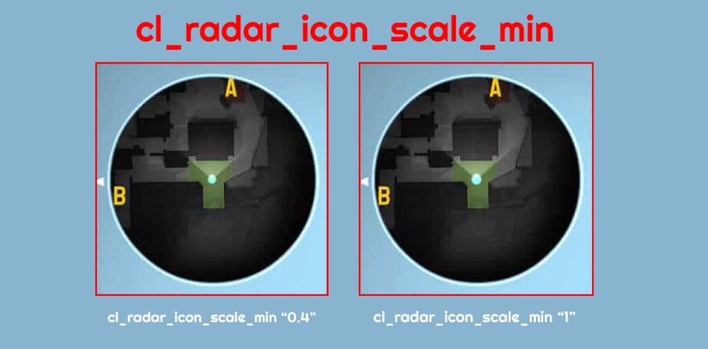 CS:GO Radar Kodları (cl_radar_icon_scale_min)