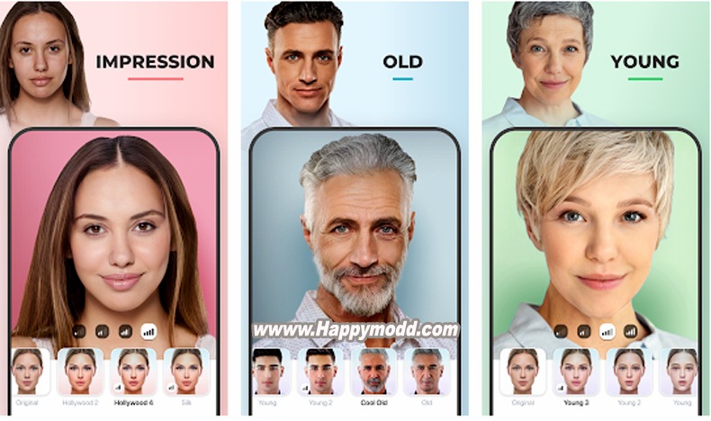 FaceApp Pro APK - Gençleştirme ve Yaşlandırma