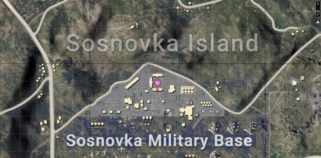 PUBG Mobile Firavunun Tahtı: Erangel Haritası - Sosnovka Military Base