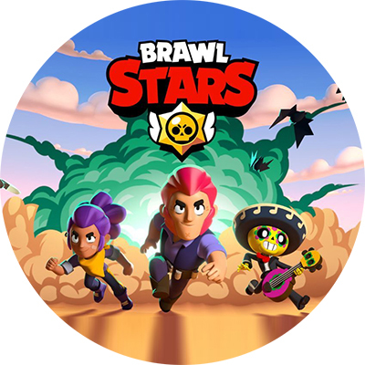 Brawl Stars Doğum Günü Konsepti Tabağı 2