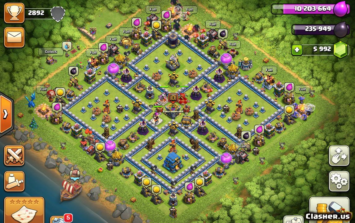Clash of Clans 12. Seviye Köy Düzeni (2023)