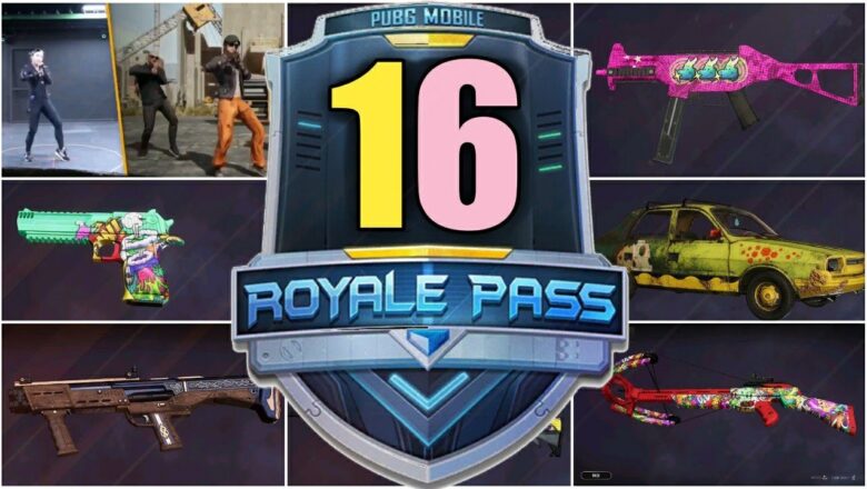 PUBG Mobile 16 Sezon RP Ödülleri