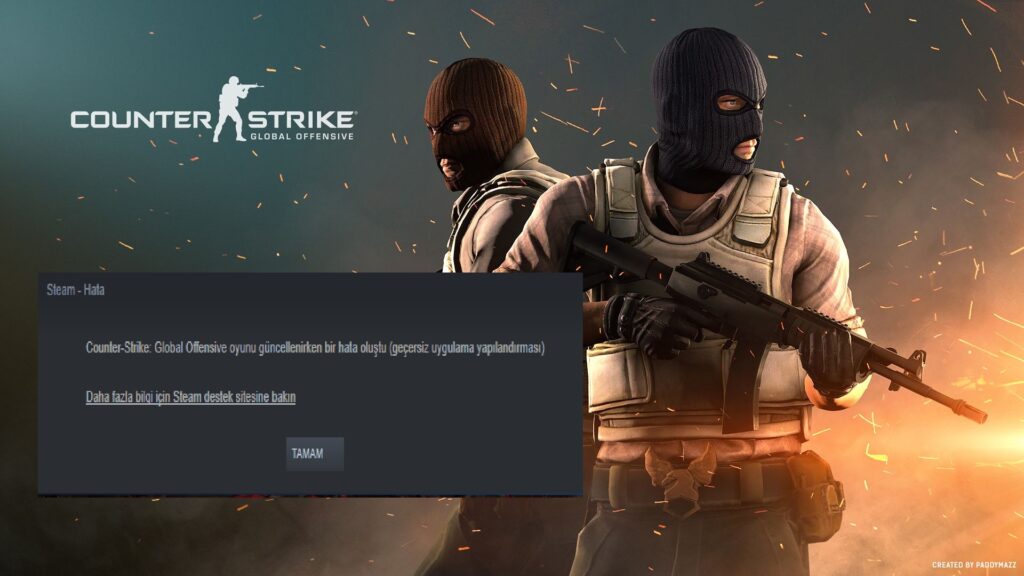 CS GO Geçersiz Uygulama Yapılandırması Hatası Nedir? 