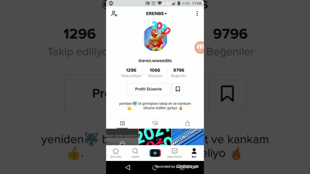 TikTok Profil Resmini Rozetle 2021 Yapma