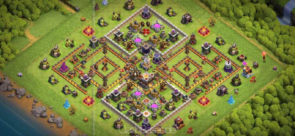 Clash of Clans Köy Düzenleri 2021 - Belediye Binası Seviye 11