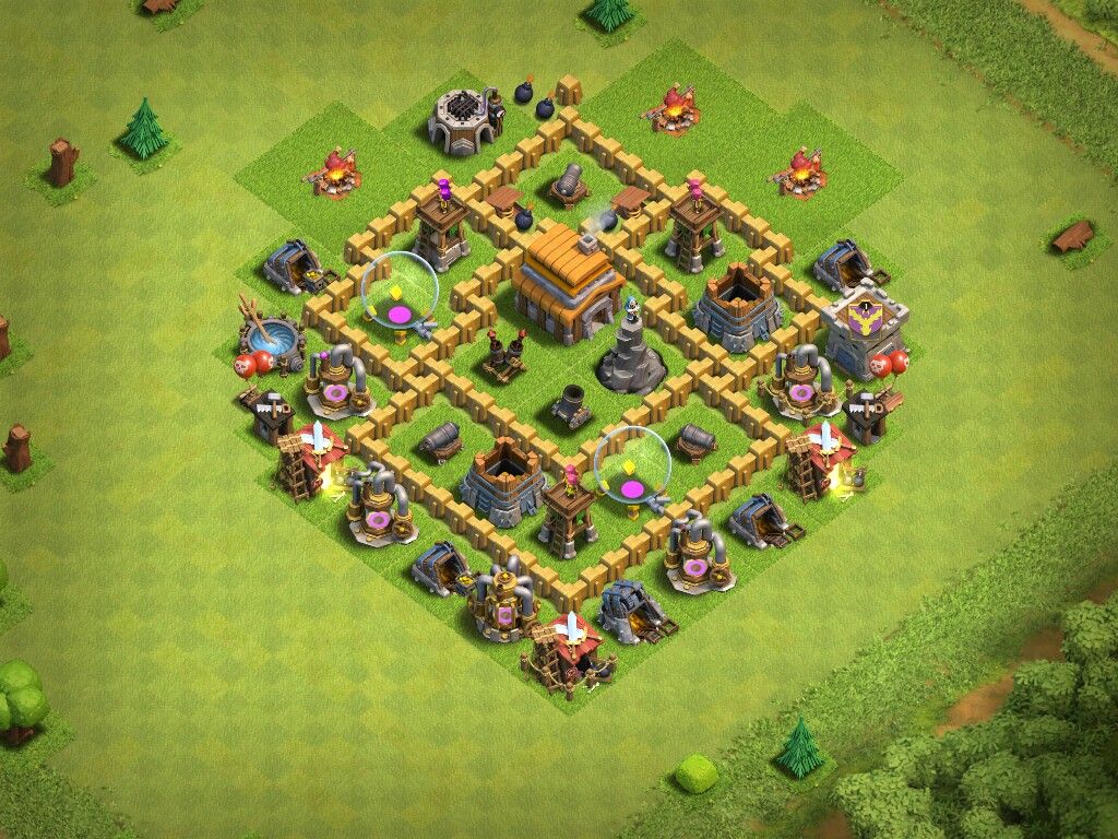 Clash of Clans Köy Düzenleri 2021 - Belediye Binası Seviye 5