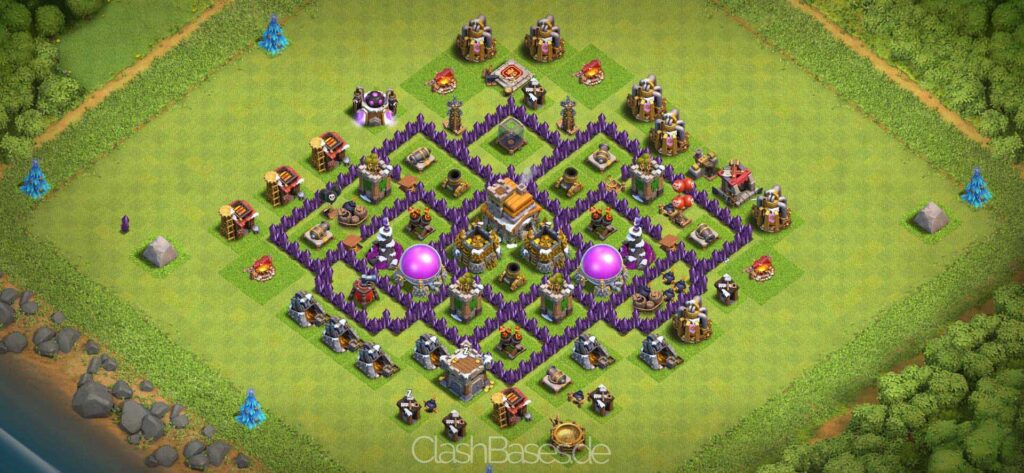 Clash of Clans Köy Düzenleri 2021 - Belediye Binası Seviye 7