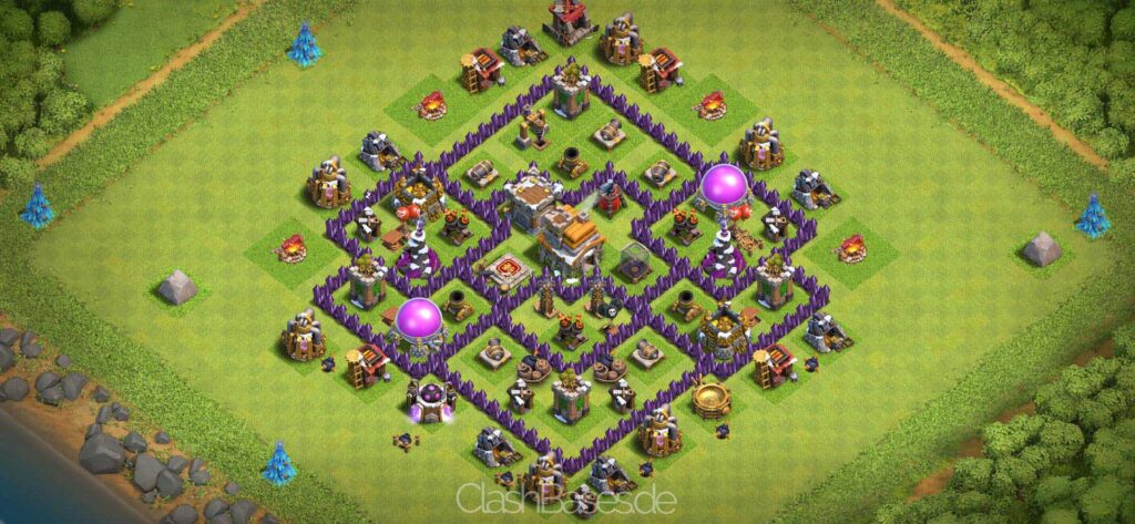 Clash of Clans Köy Düzenleri 2021 - Belediye Binası Seviye 7