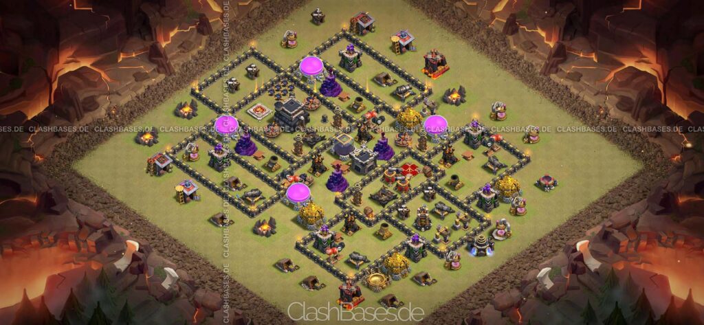 Clash of Clans Köy Düzenleri 2021 - Belediye Binası Seviye 9