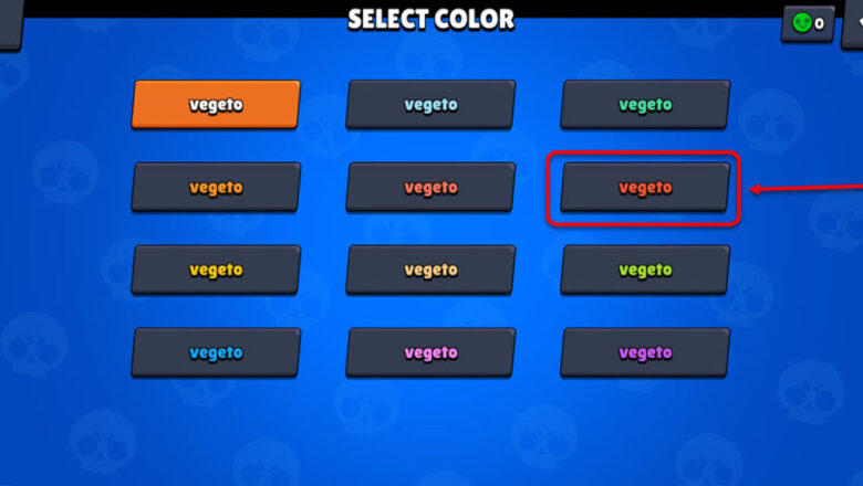 Brawl Stars Renk Kodları 2021