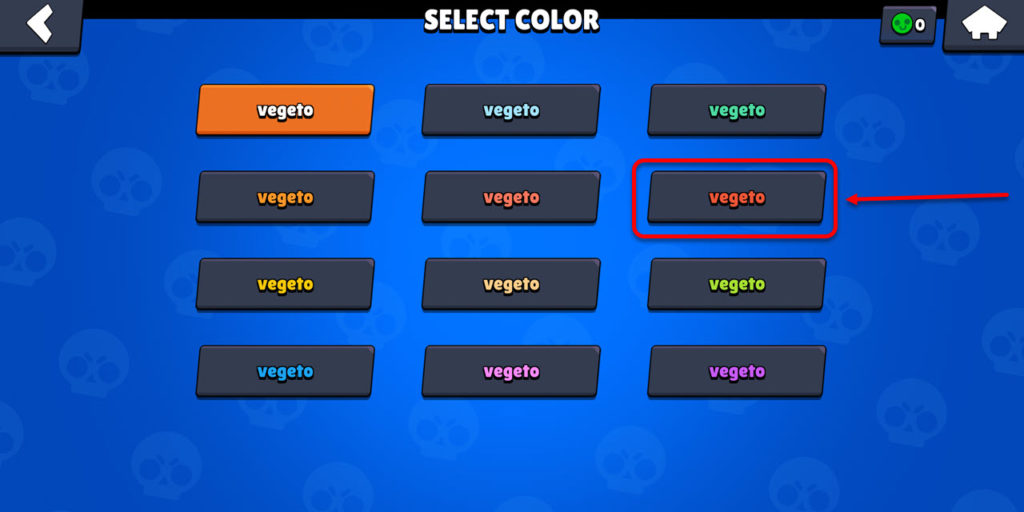 Brawl Stars Renk Kodları 2021