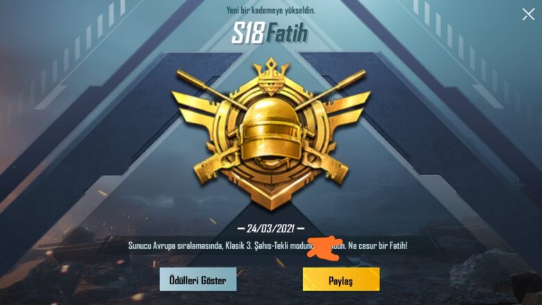 How to Get Conqueror in PUBG Mobile (1.7)