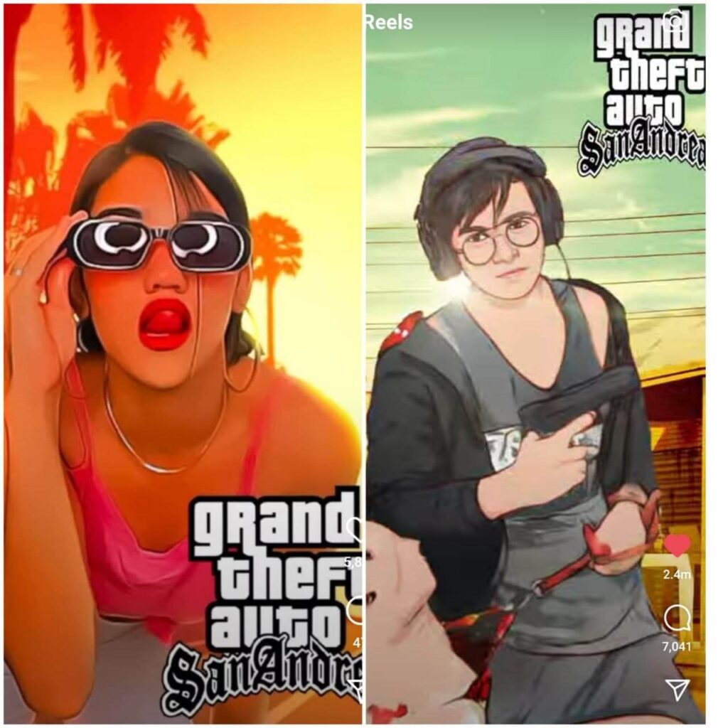 İnstagram GTA Efekti