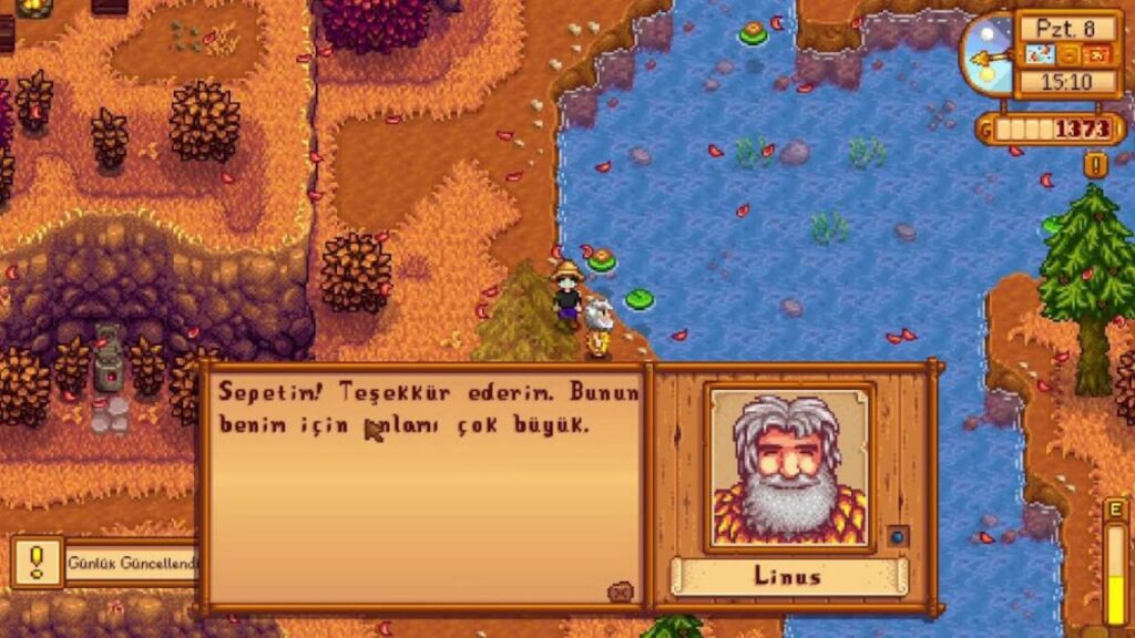 Stardew Valley Linus Ne Sever? (Liste) 