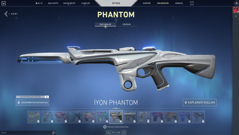 Valorant İyon Phantom Kaç VP? ve Kaç TL?