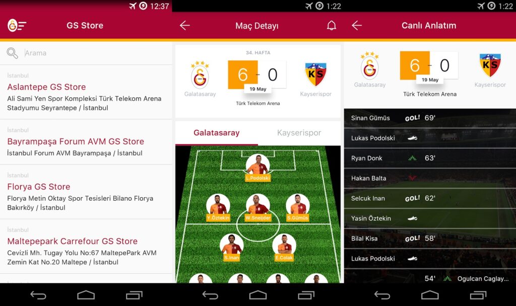 Galatasaray Mobil Uygulaması APK İndir