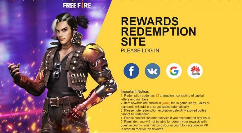Garena Reward Kodları (2021)