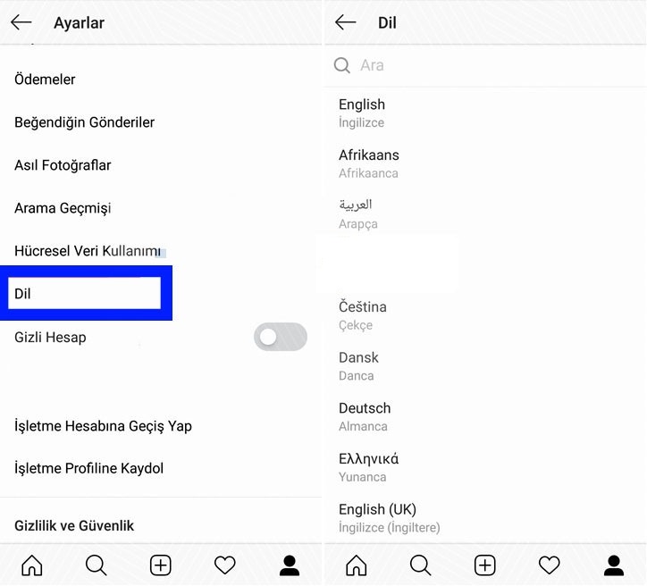 Instagram Tuİnstagram Türkçeye Çevirmerkceye Cevirme