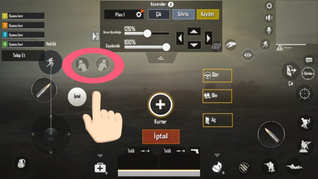 PUBG Mobile Sağa Sola Eğilme Ayarı Nedir?