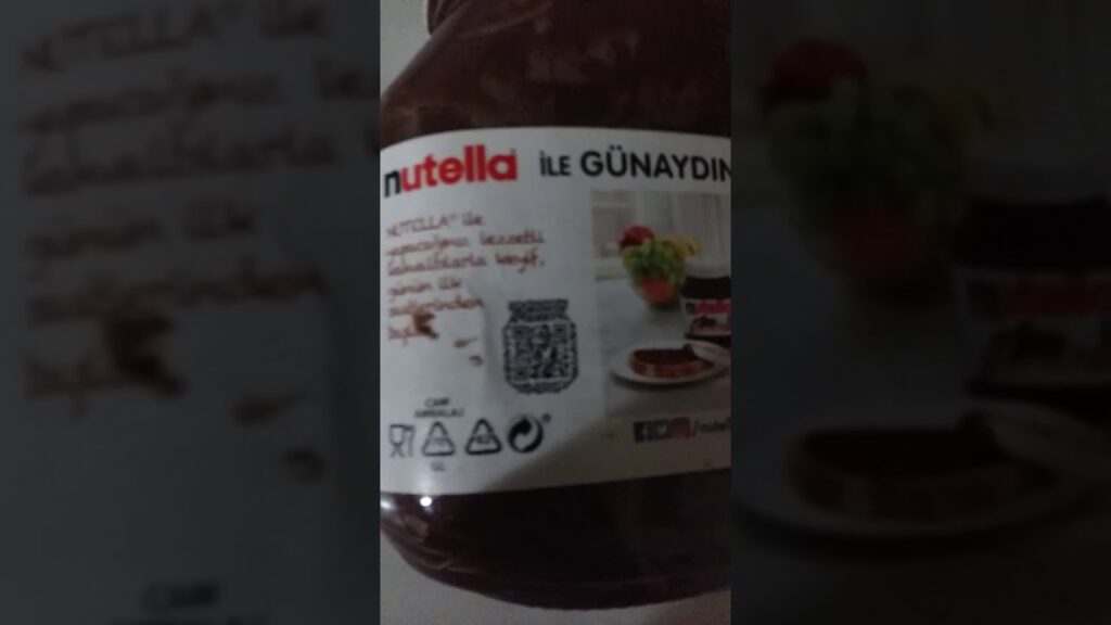 Nutella QR Kodu Nerede? (Okutma)