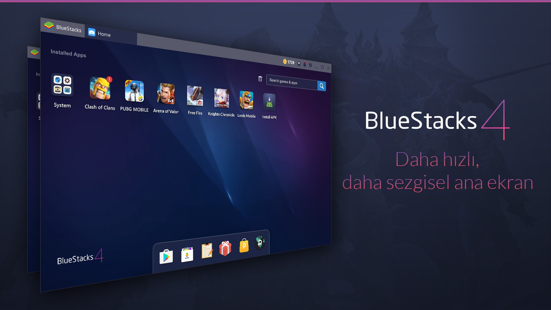 BlueStacks 4 PC İndir (32 - 64 Bit) Son Sürüm