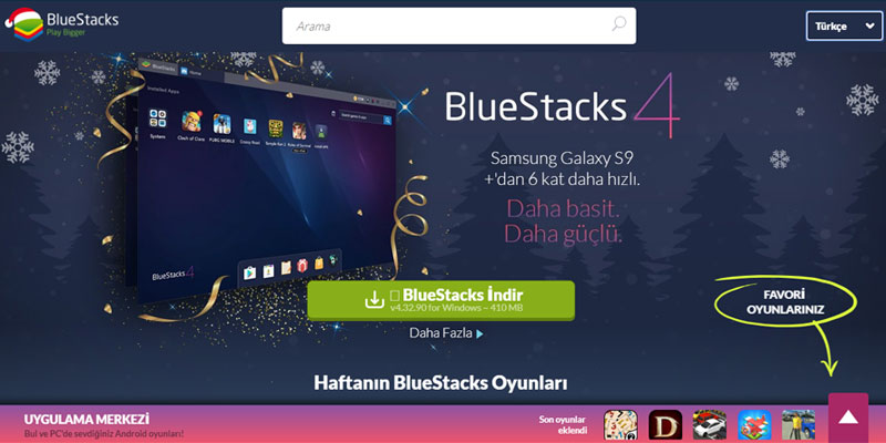 BlueStacks 4 PC İndir (32 - 64 Bit) Son Sürüm