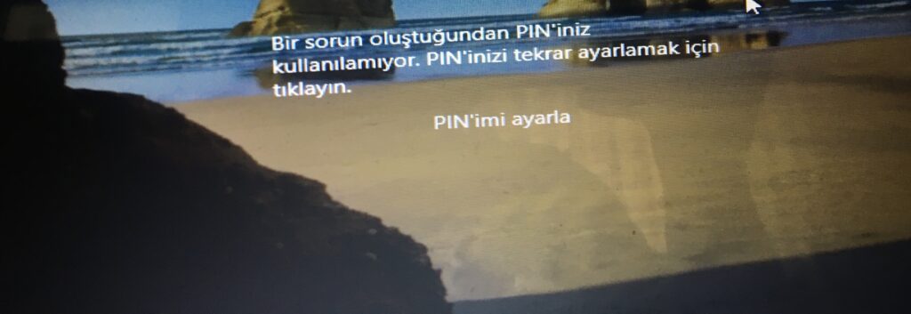 Bir Sorun Oluştuğundan Pin Kullanılamıyor (Windows 10 ve 11)