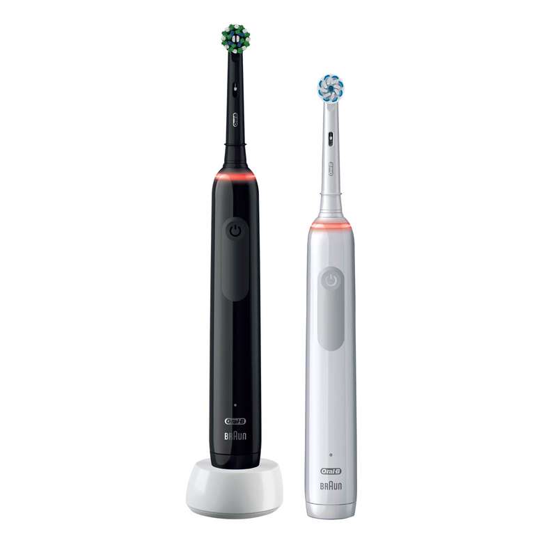 A101 Oral-B Pro 3 3900 2'li Şarj Edilebilir Diş Fırçası Seti Siyah Beyaz "Fiyatı ve Kullanıcı Yorumları"