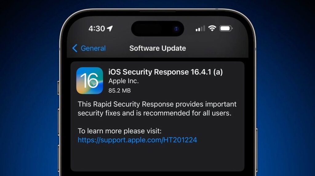 İOS iPhone, iPad ve MAC "Hızlı Güvenlik Yanıtı" Hatası