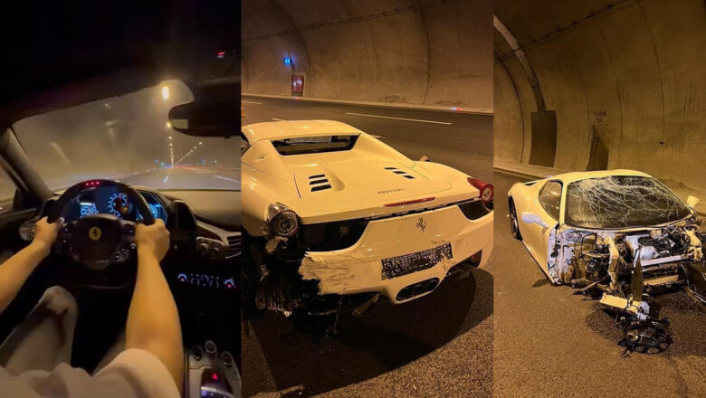 Ünal Turan Ferrari Kaza Videosu İzle (İnstagram)