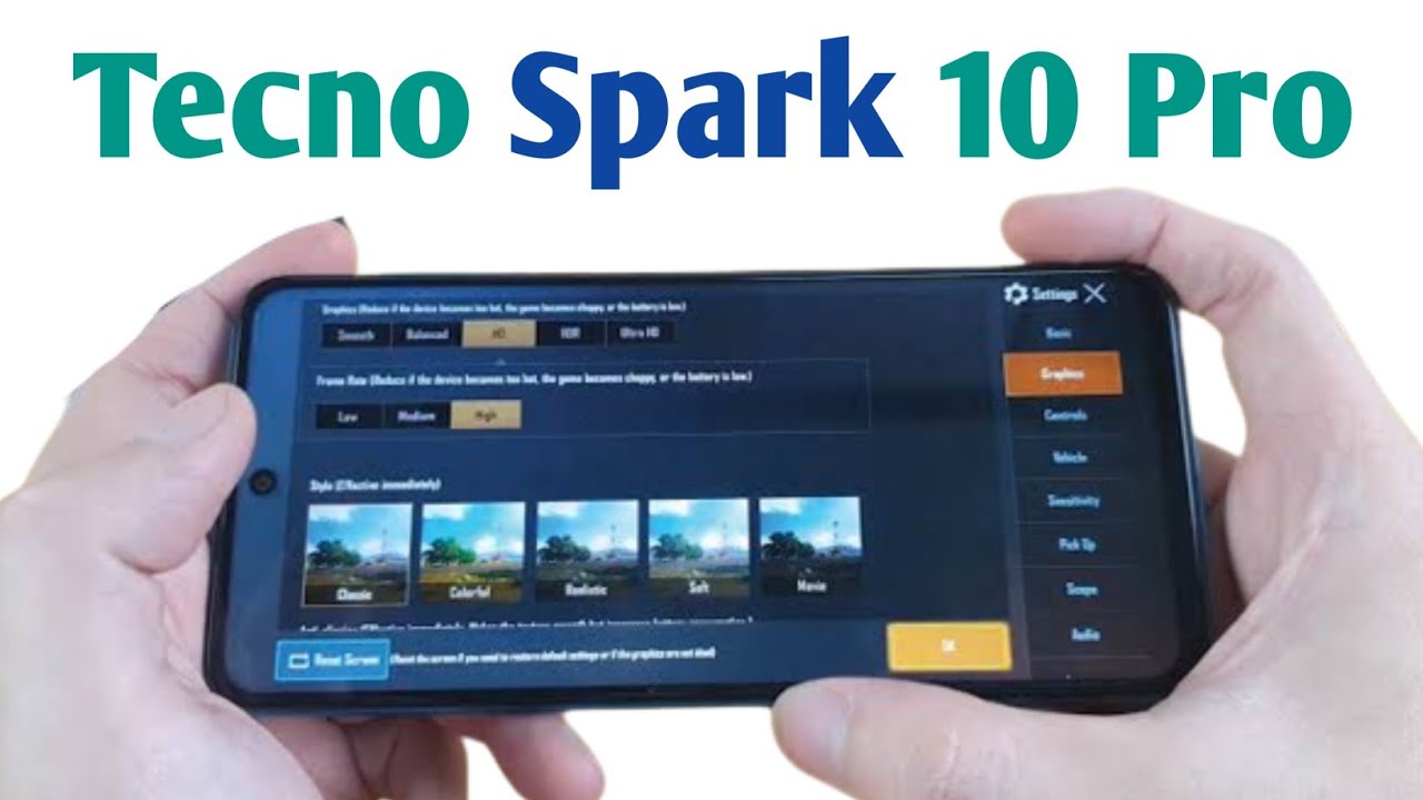 tecno spark 10 pro pubg kaç fps veriyor