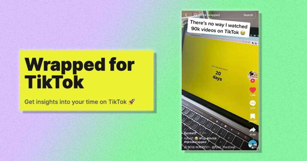 TikTok Wrapped 2023 İstatistikleri Websitesi (Türkiye Girişi)