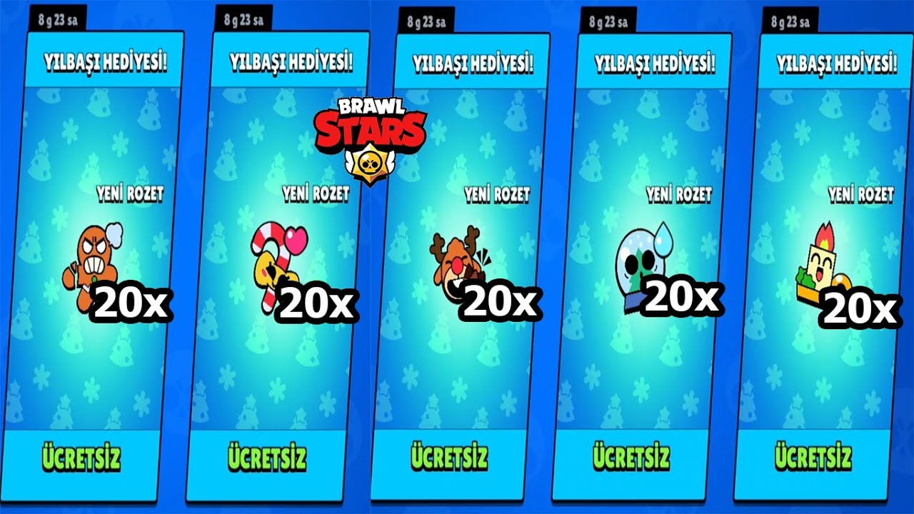 Brawl Stars Yılbaşı Hediyeleri Kodları 2023/2024 Siber Star / Oyun ve